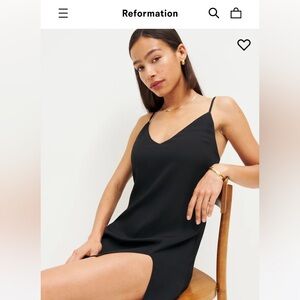 REFORMATION Marlowe Dress in Black! Perfect condition!! Worn once.